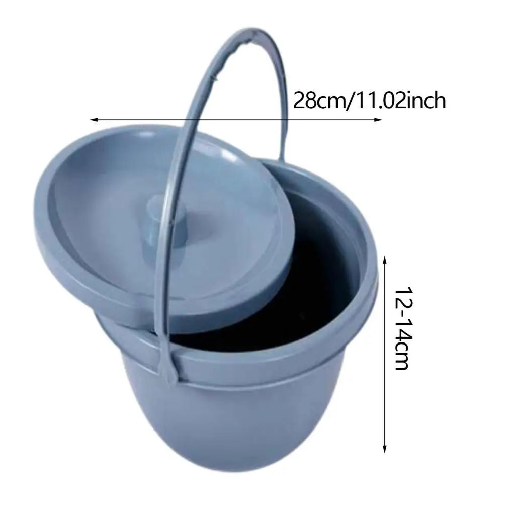 Portable Plastic Chamber Pot for Travel and Home