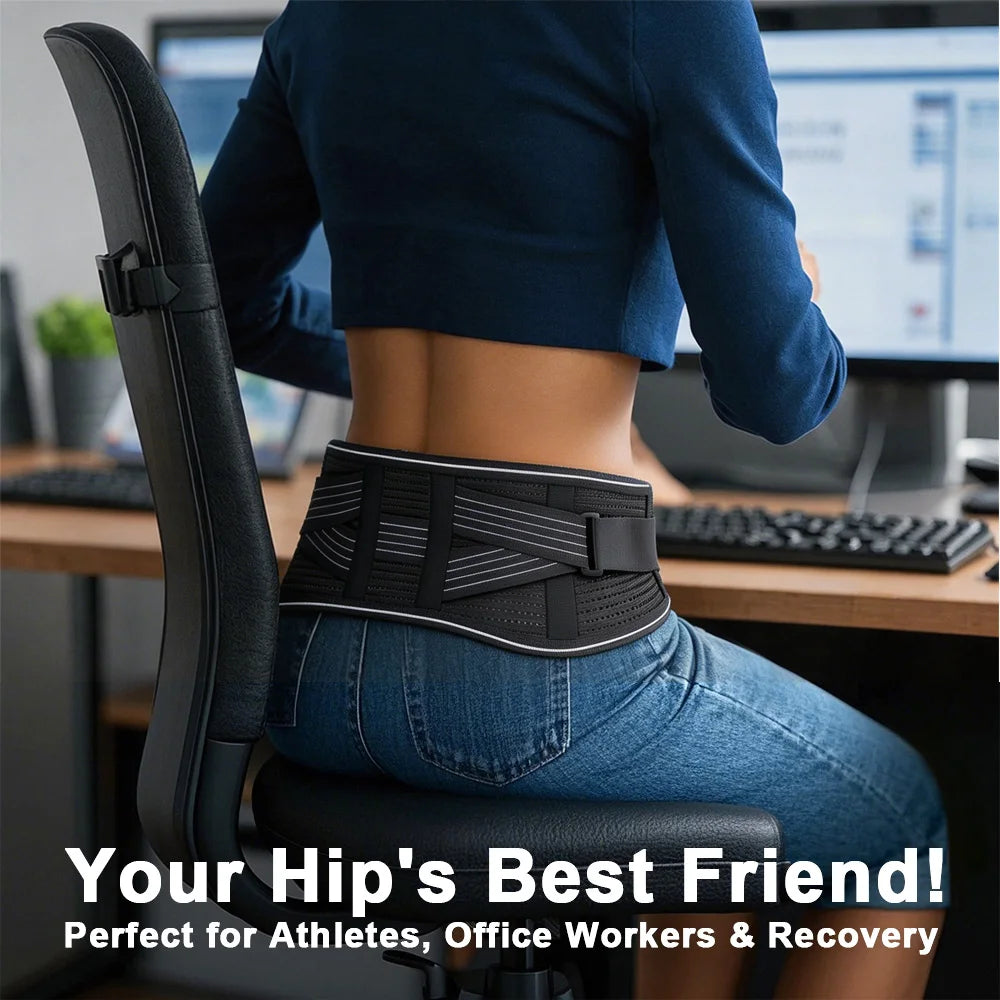 Adjustable SI Hip and Pelvic Support Belt