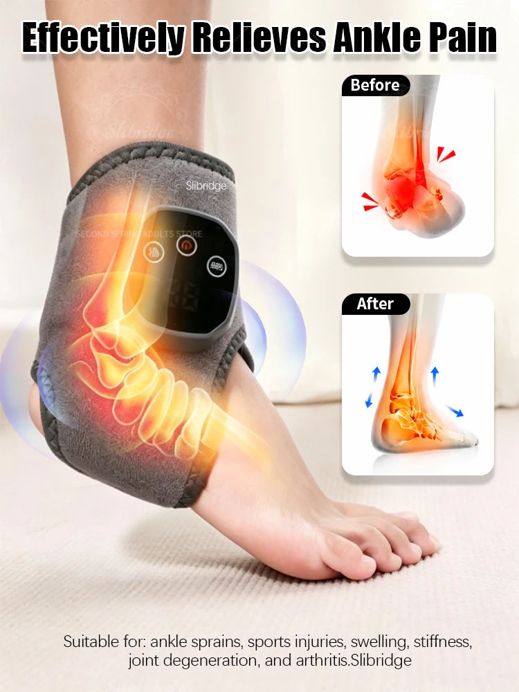Portable Heated Ankle Massager with Vibration