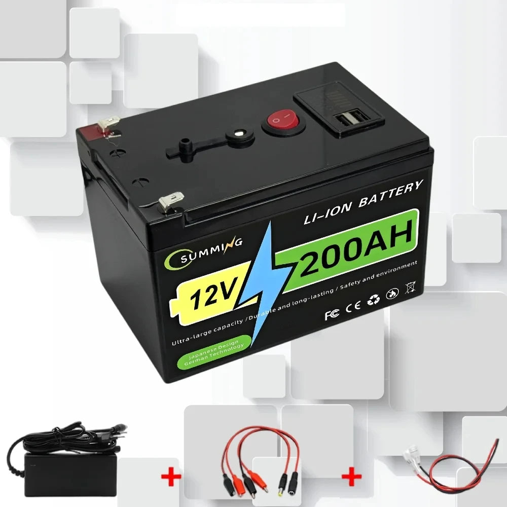12V 200Ah Lithium Iron Phosphate Wheelchair Battery