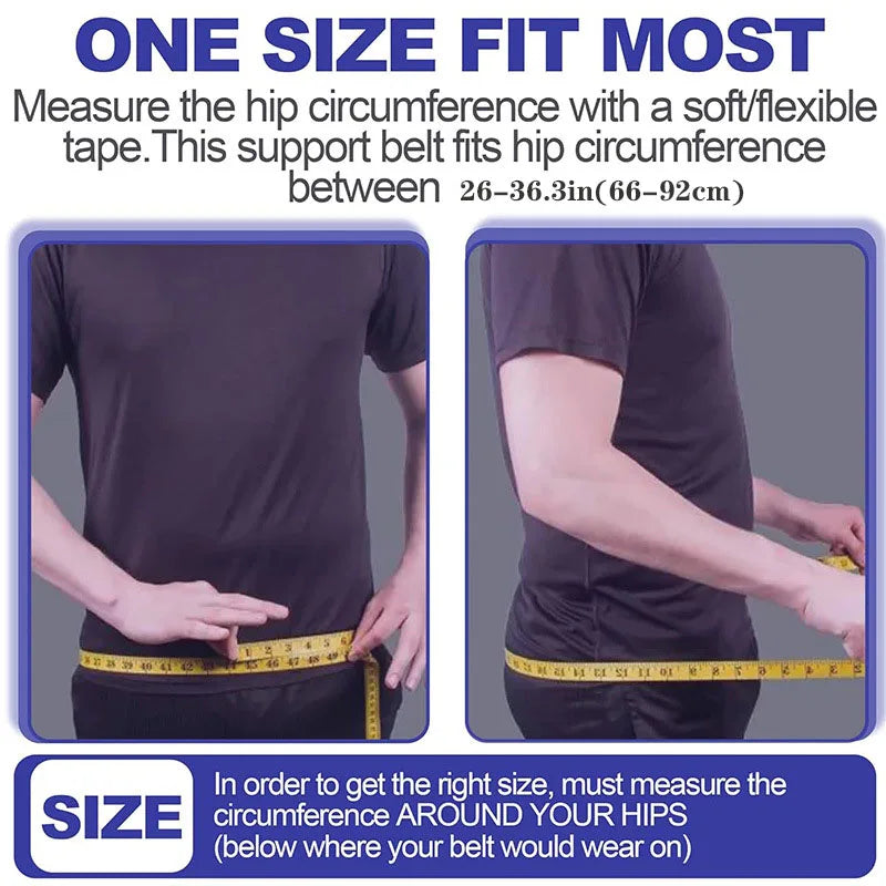 Adjustable Hernia Belt with Removable Pads