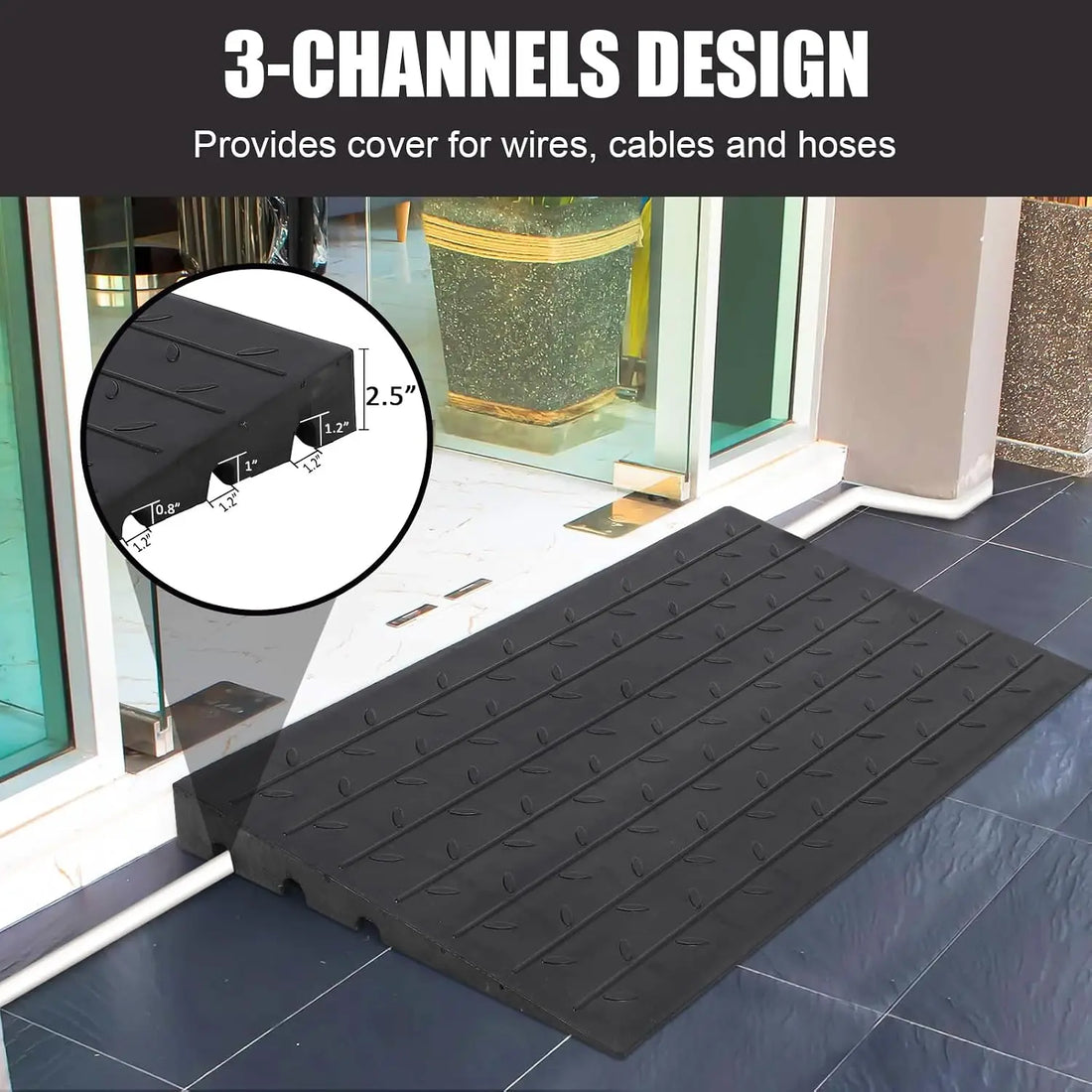 Curb Ramp for Wheelchairs and Mobility Scooters