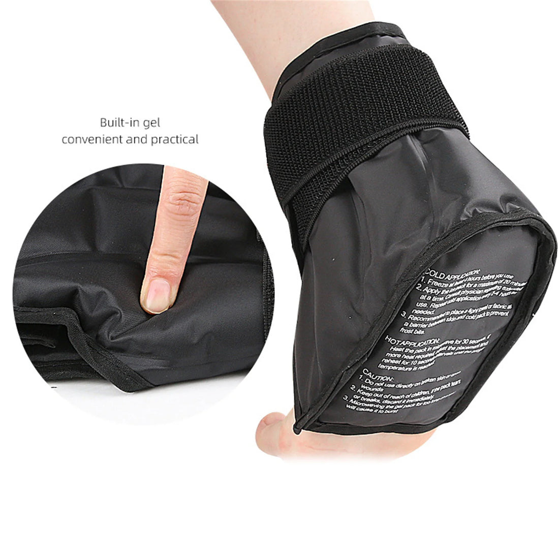 Ankle Support Compression Brace with Gel Therapy Wrap