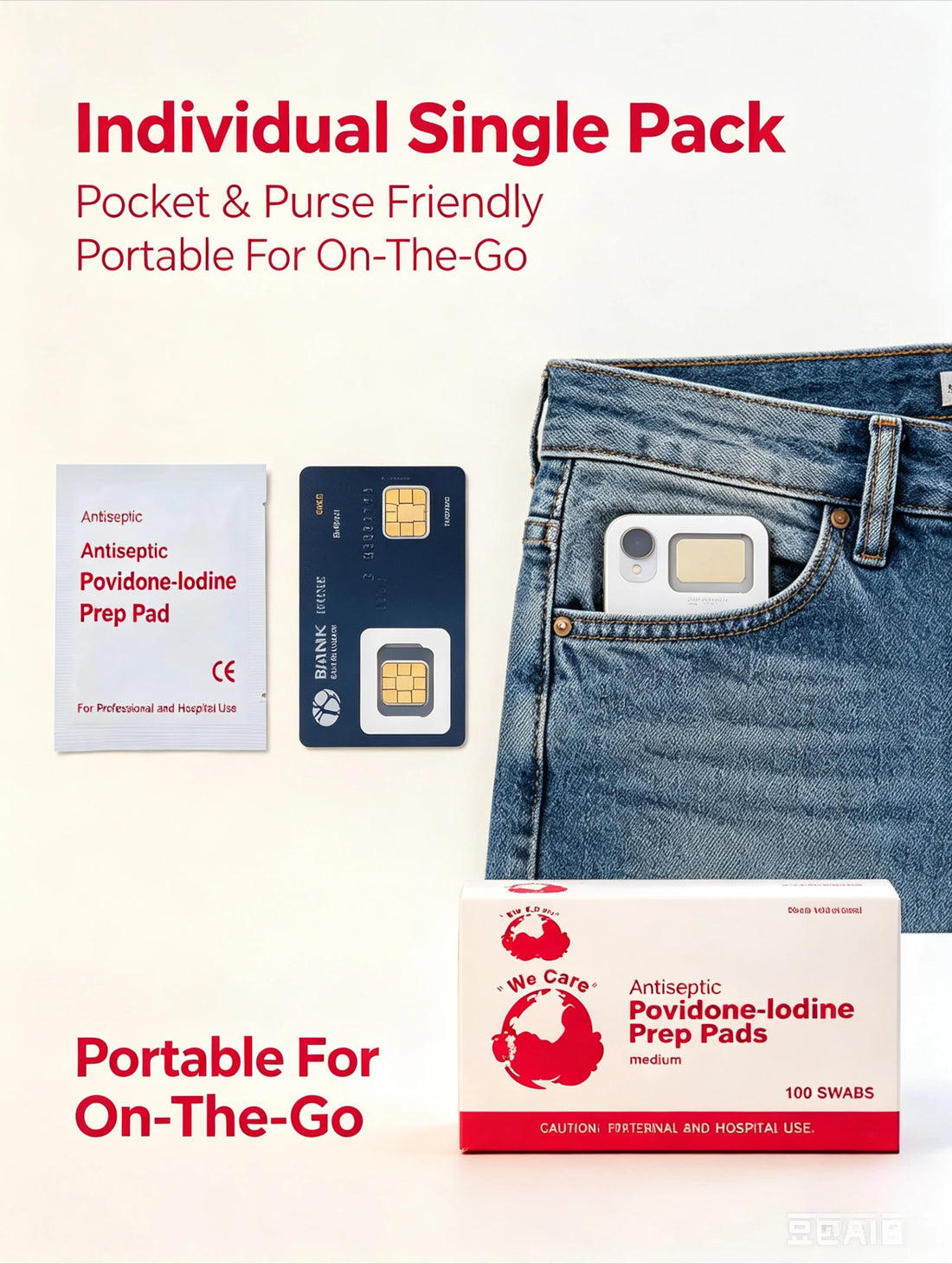 Individually Wrapped Povidone-Iodine Wipes