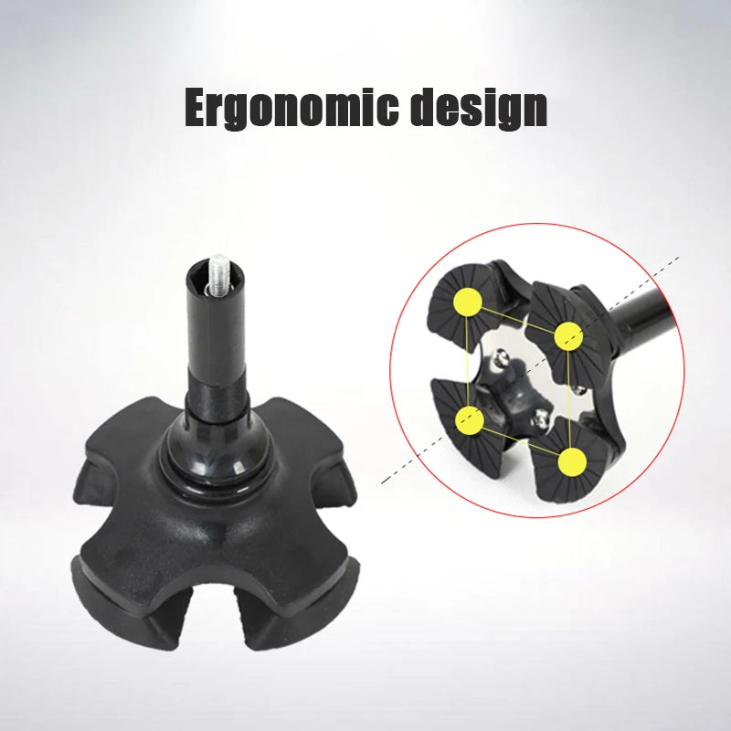 95 cm Folding Trekking Pole with Flashlight
