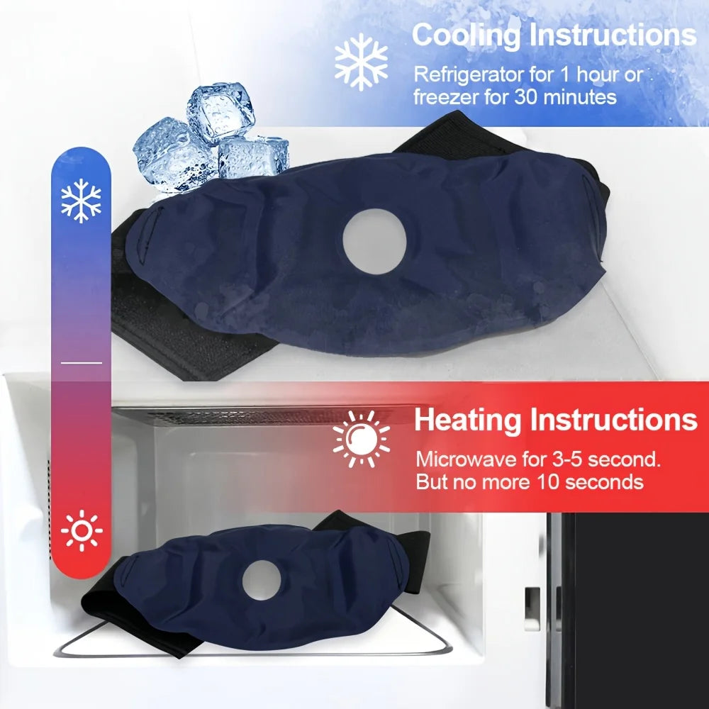 Reusable Adjustable Knee Ice Pack Wrap