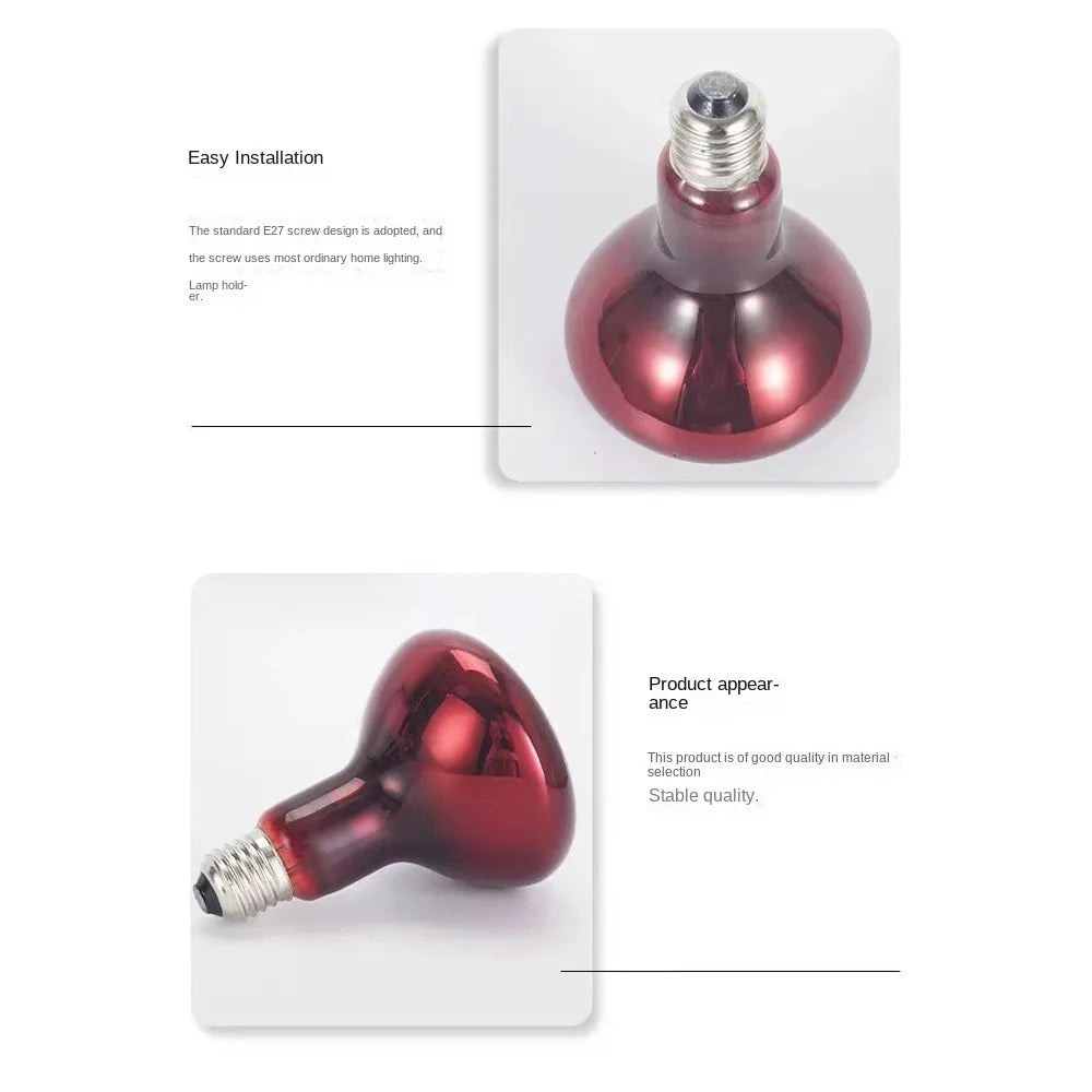 100W Infrared Heating Therapy Bulb