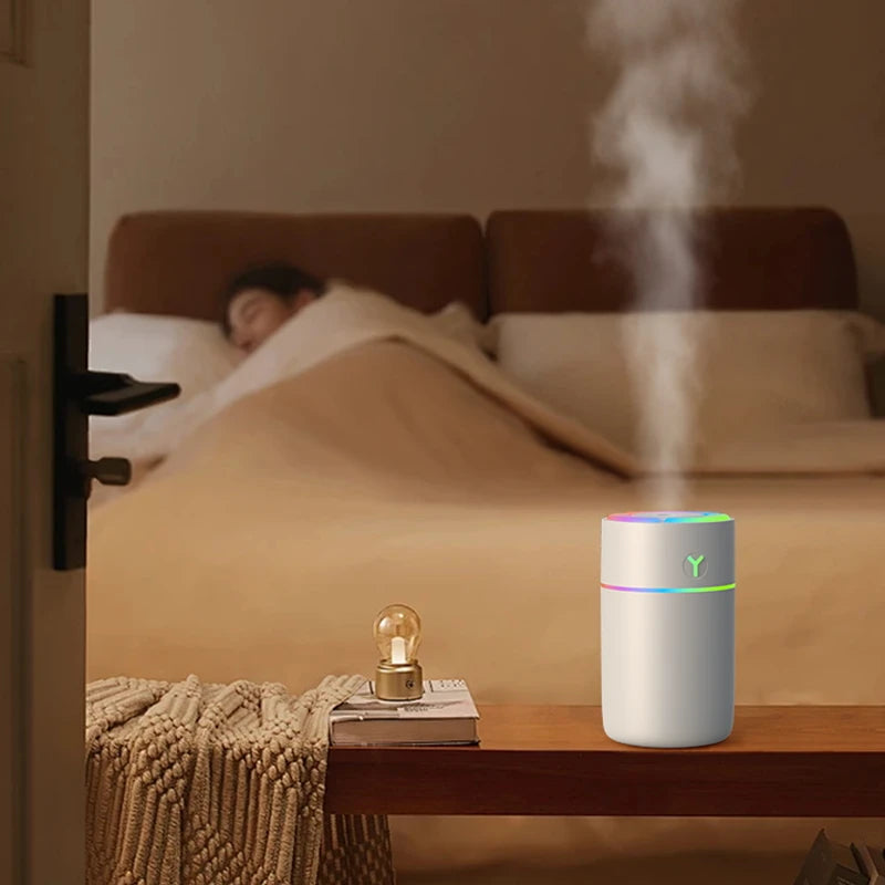 230 ml USB Humidifier with 7-Color LED Light