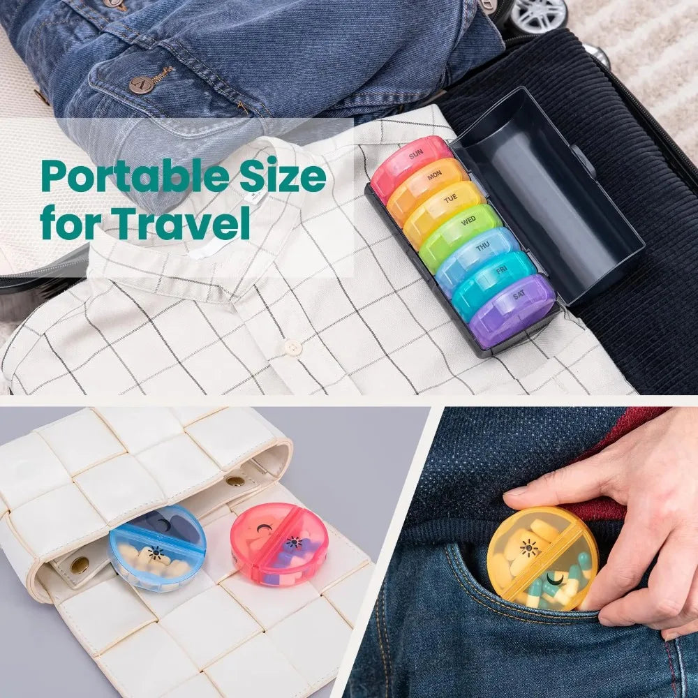 Portable Weekly Pill Organizer