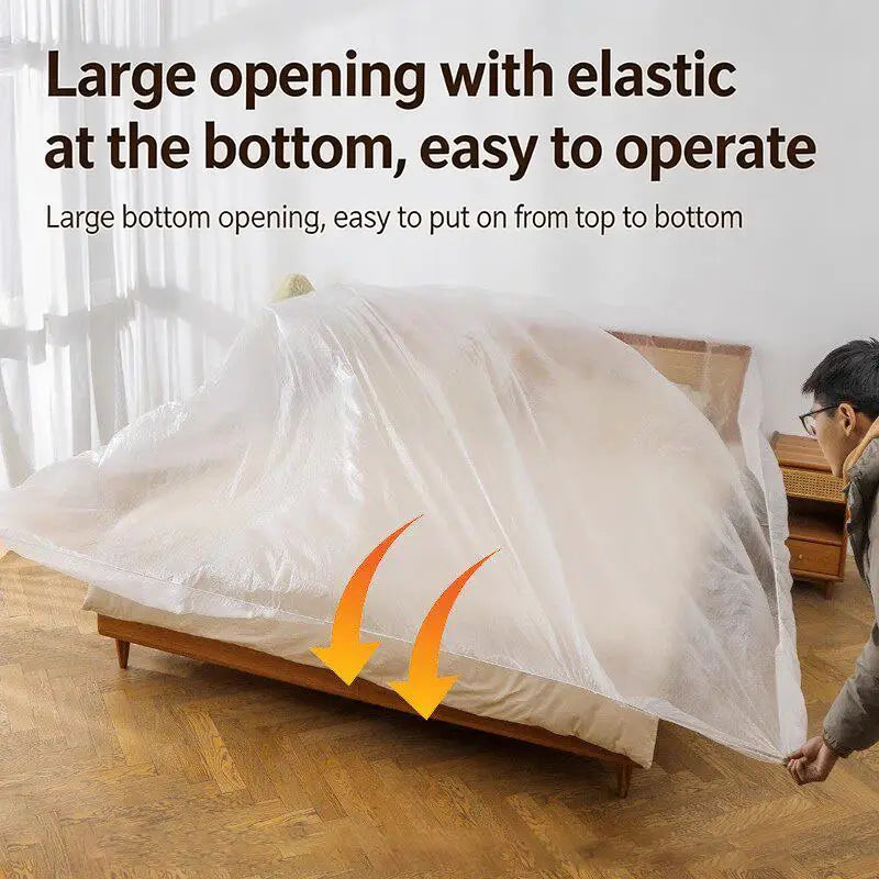 Transparent Disposable Waterproof Bed Cover