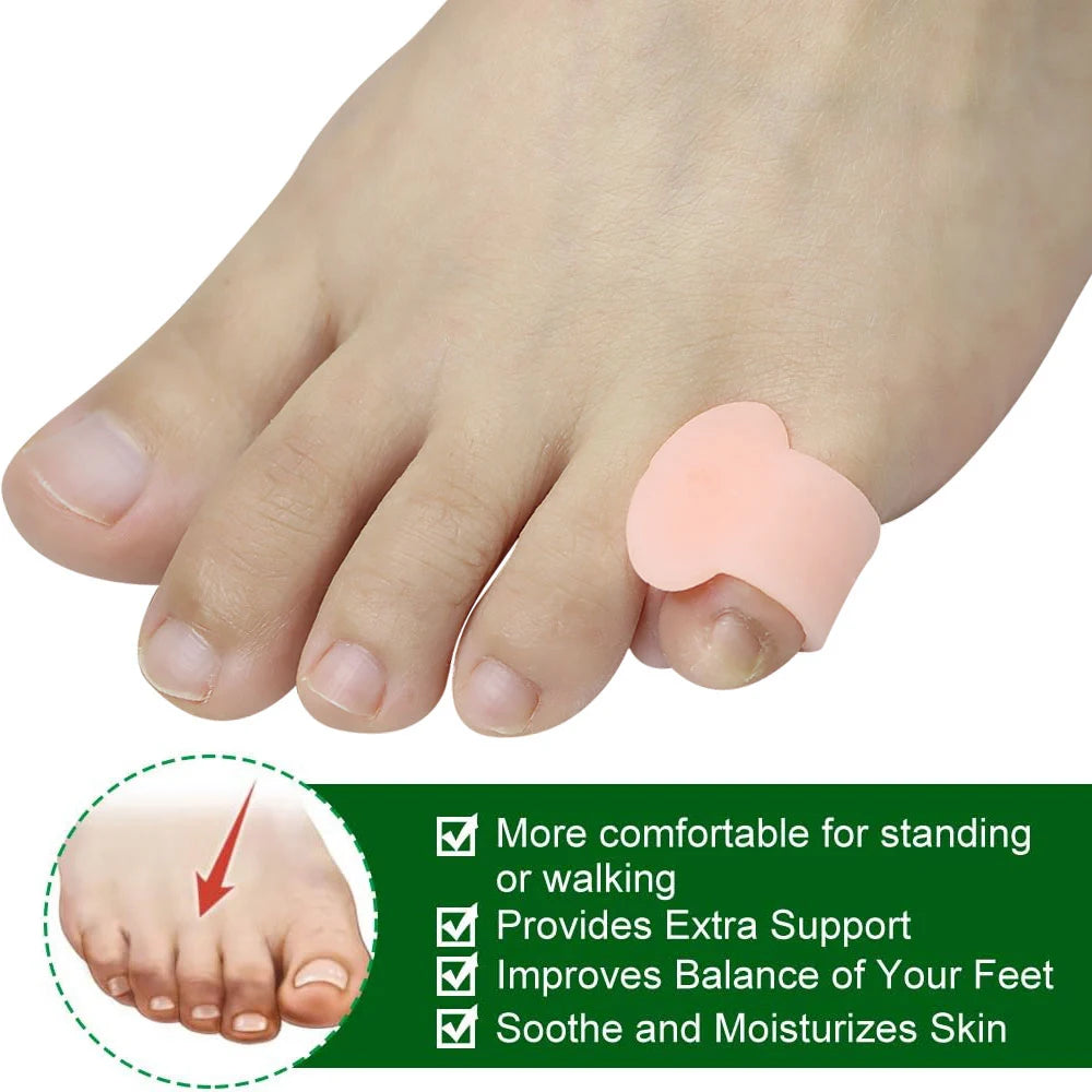 Rubber Toe Separators for Rubbing and Pressure