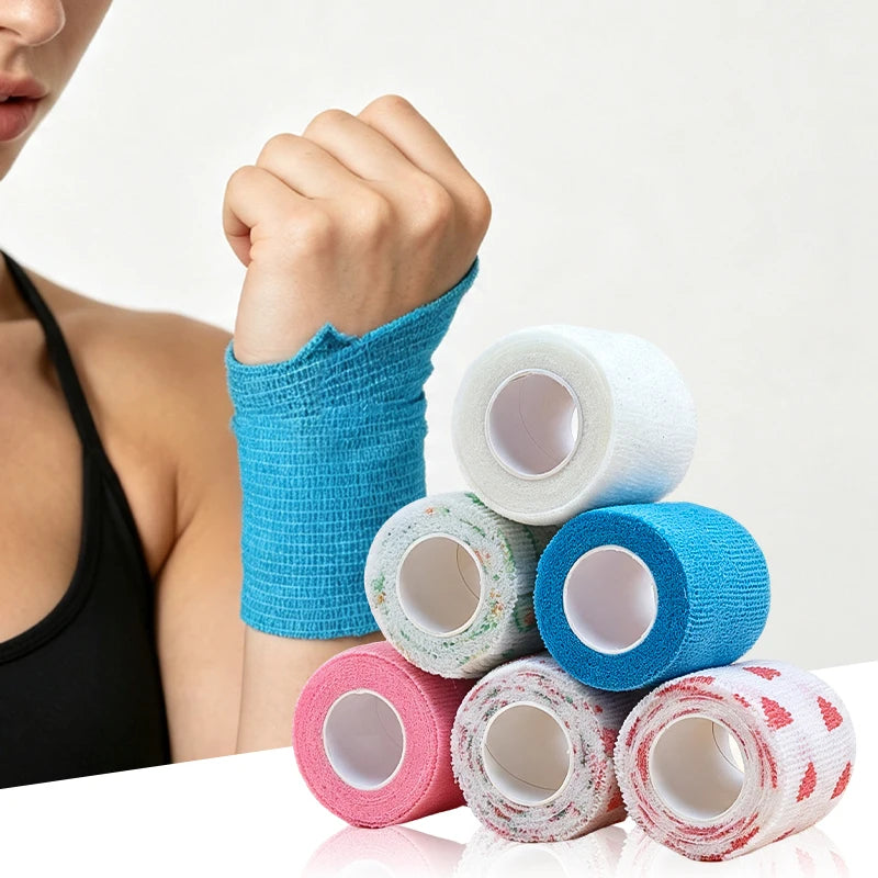 Self-Adhesive Elastic Sports Wrap Tape