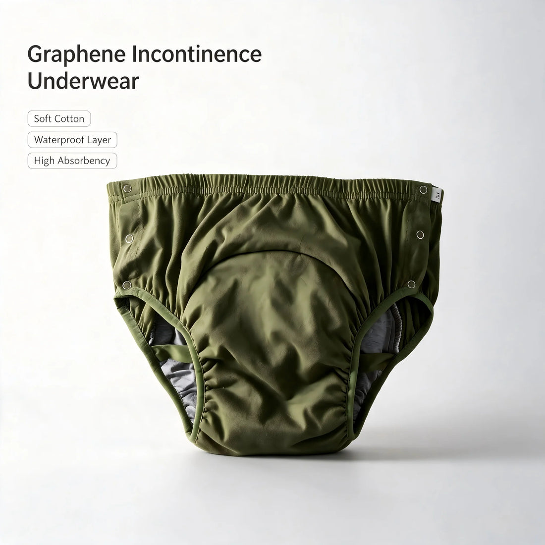 Reusable Cotton Adult Incontinence Underwear
