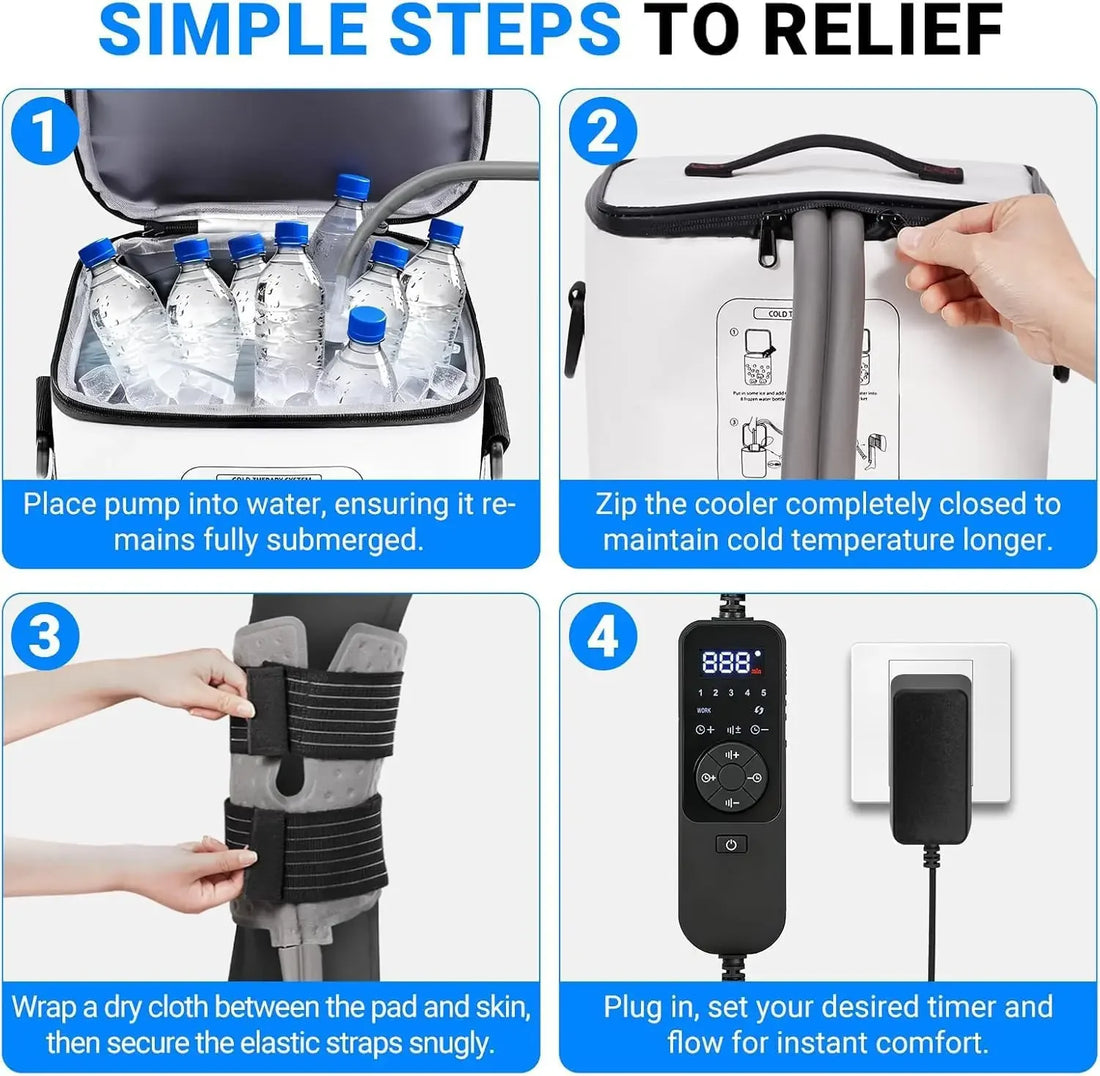 Portable Ice Water Cooling Compression System