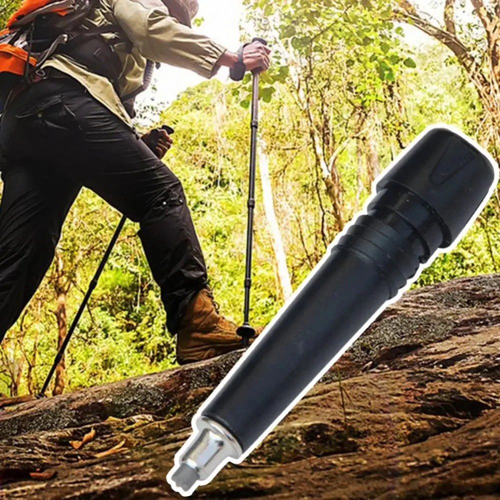 Steel Trekking Stick Tip with Tungsten Head