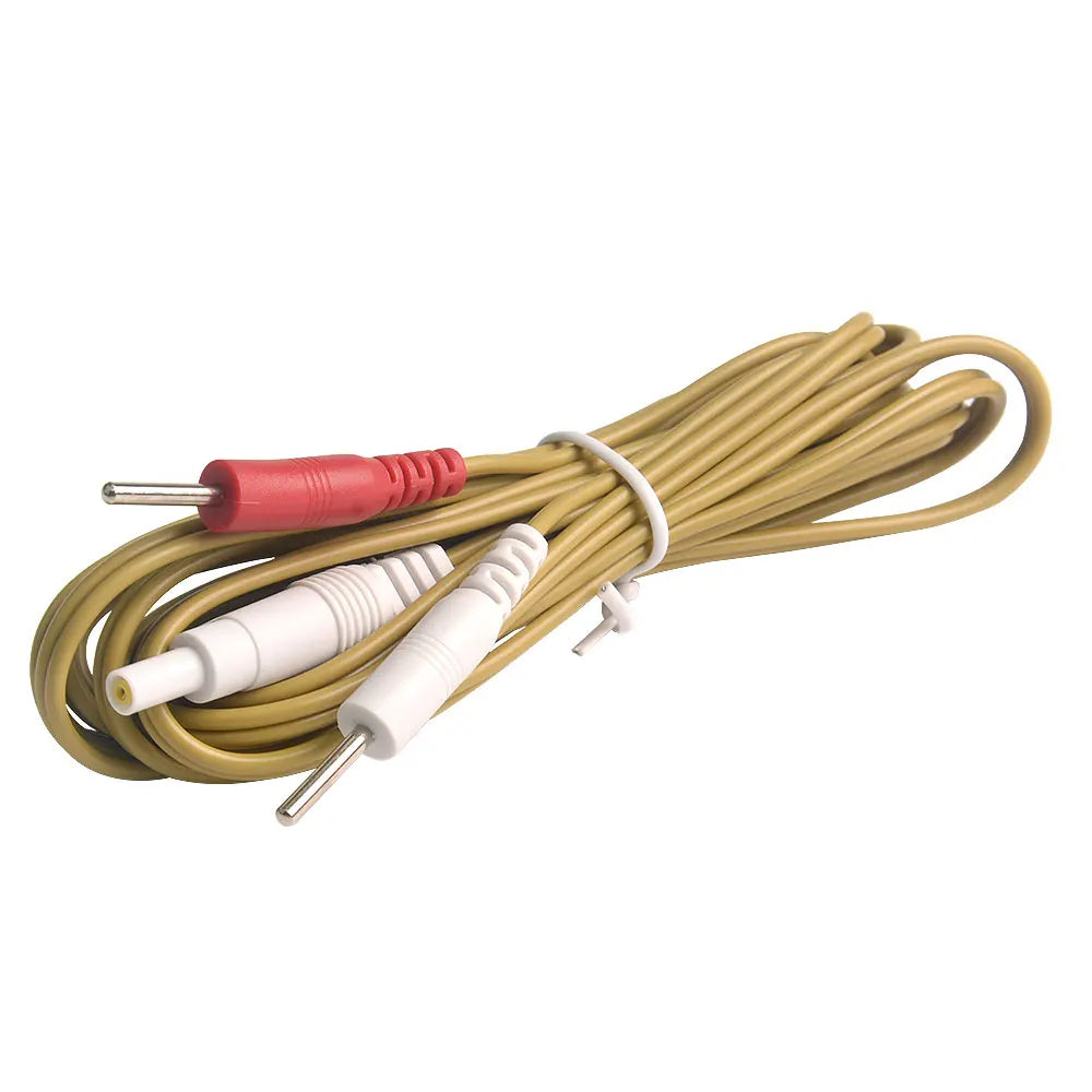 6 Replacement TENS Electrode Cables, 2.35mm DC