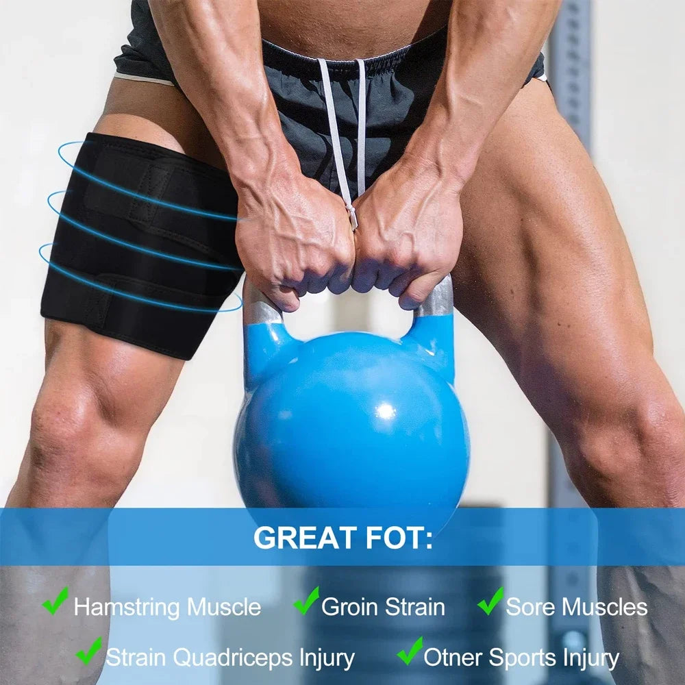 Adjustable Thigh Brace for Leg Support