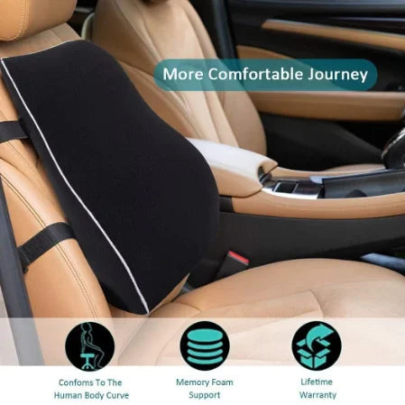 Memory Foam Lumbar Cushion for Car or Office Chair