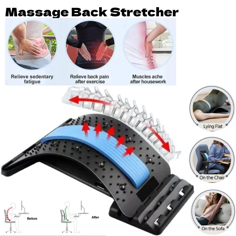 Back Stretcher and Massage Pad