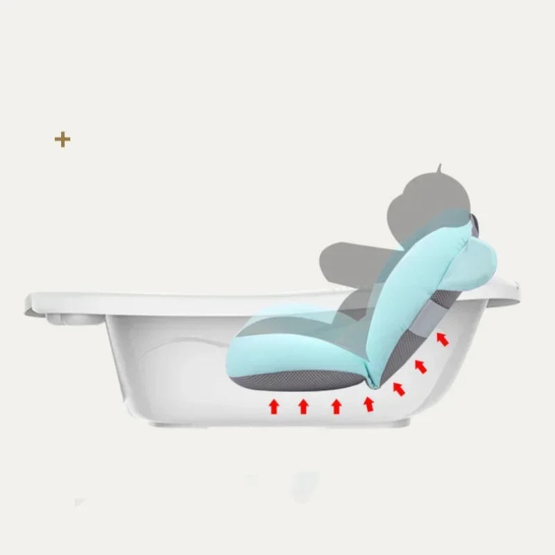 Foldable Adjustable Baby Bath Seat Pad