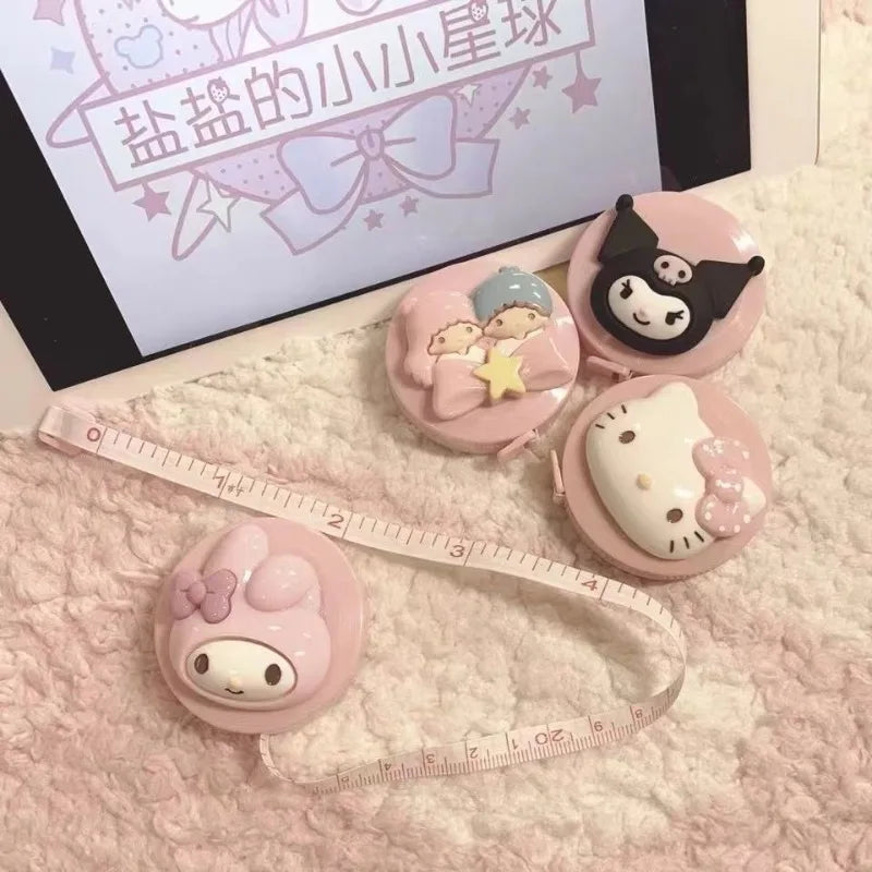 Portable Cat Print Retractable Measuring Tape