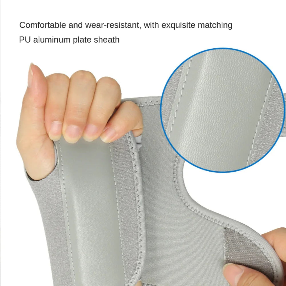 Adult Wrist Support Brace with PU and Rubber Support