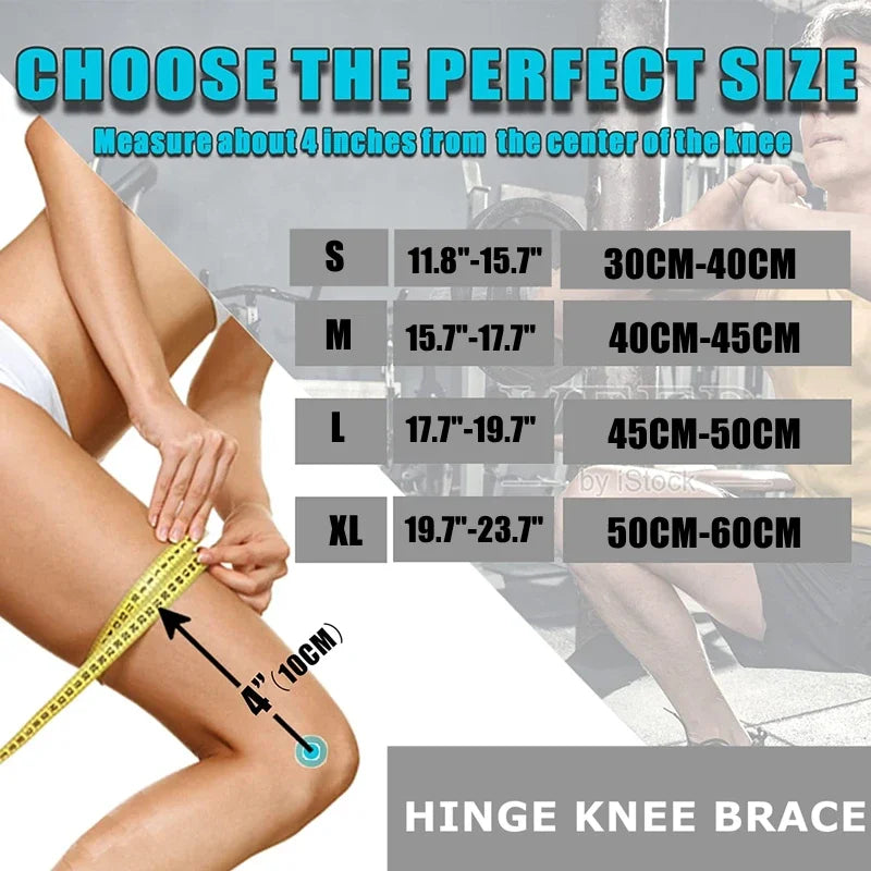 Hinged Knee Brace with Compression