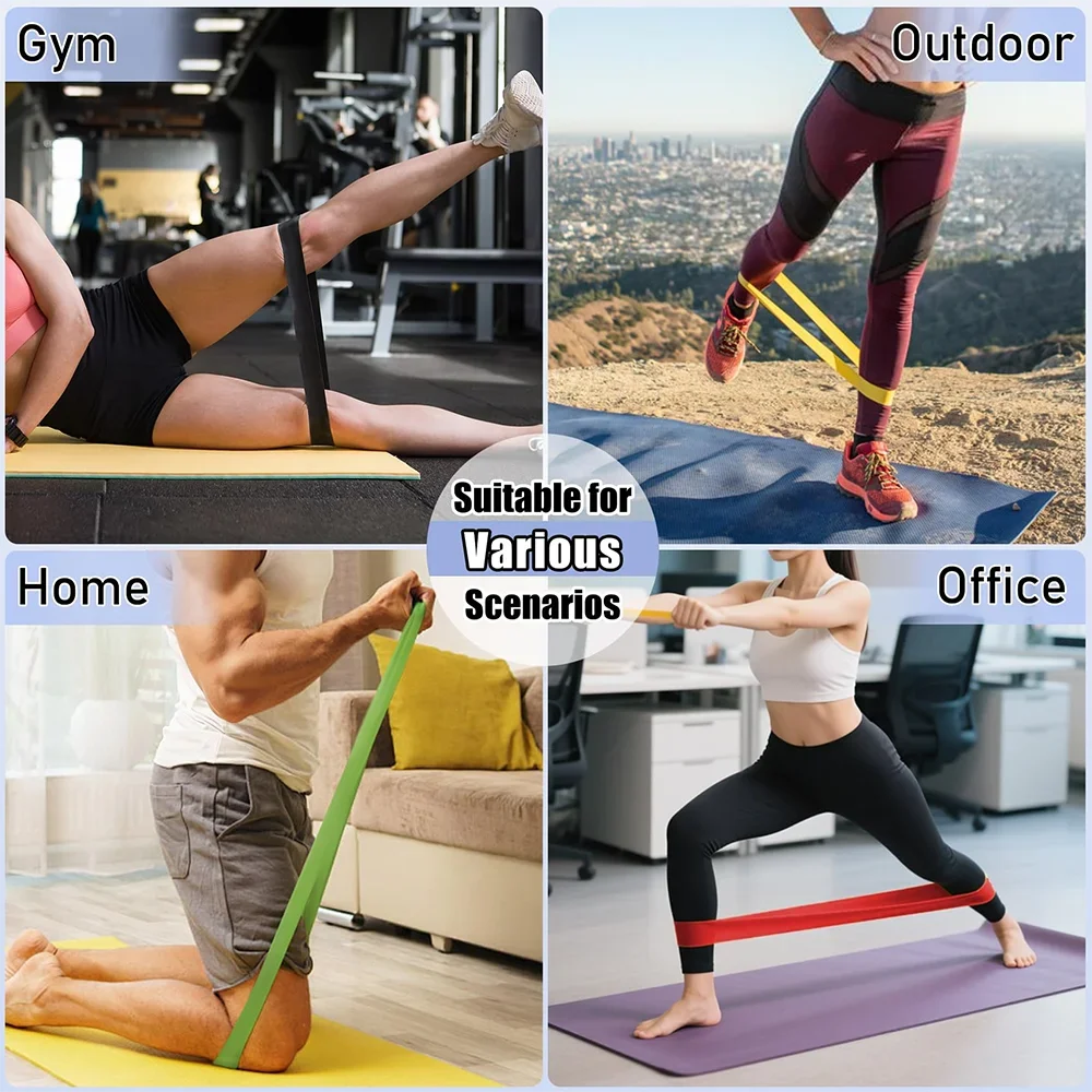 5-Level Portable Resistance Bands Set