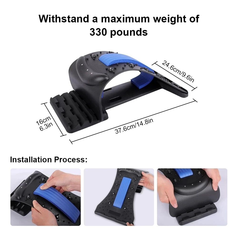 Adjustable Back Stretcher for Back and Neck