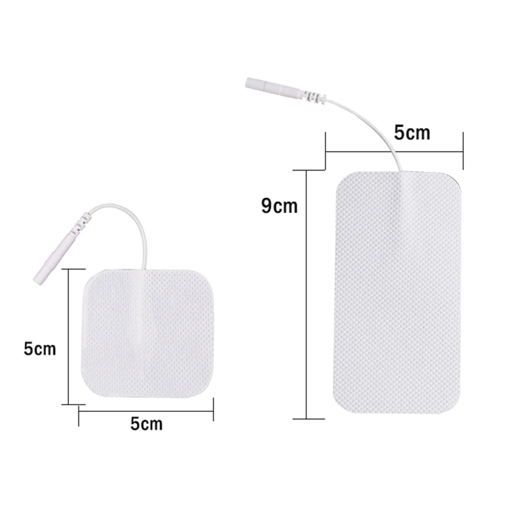 TENS Unit Replacement Pads, Self-Adhesive, Reusable, Latex Free