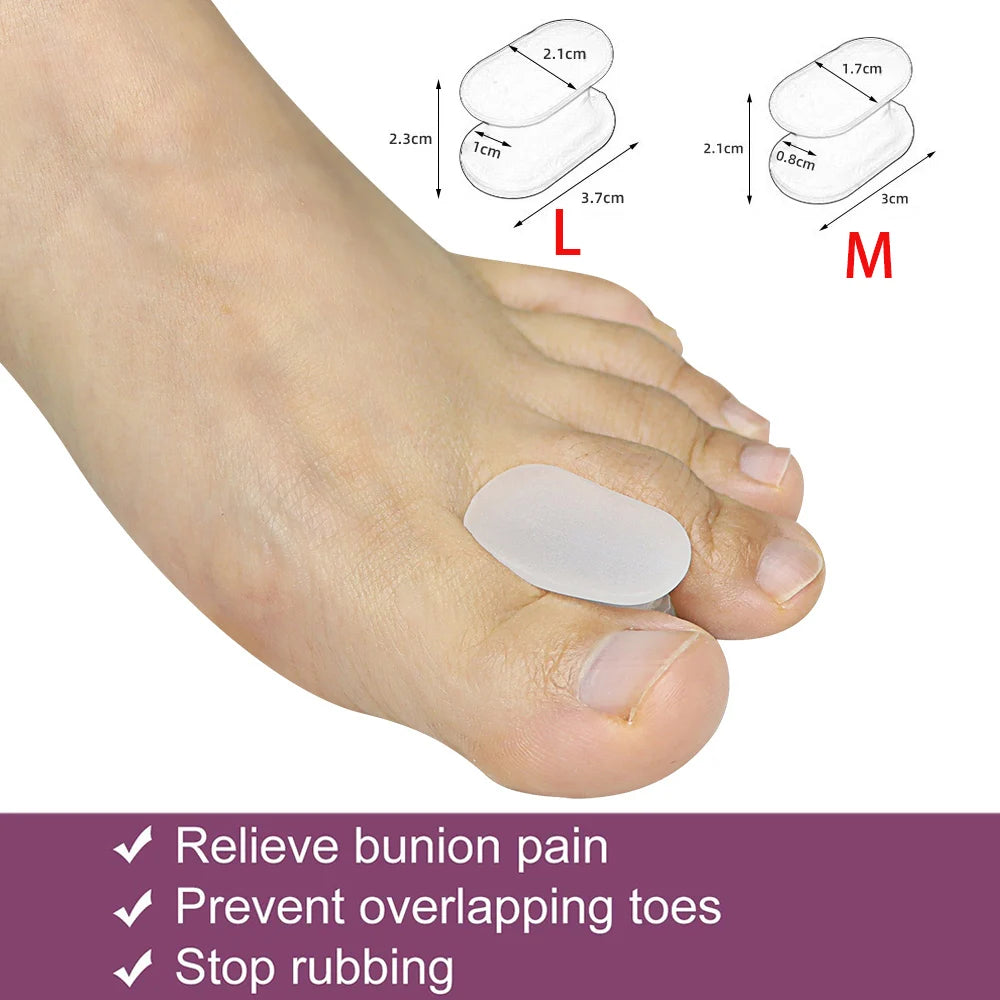 Toe Spacers and Protectors for Overlapping Toes