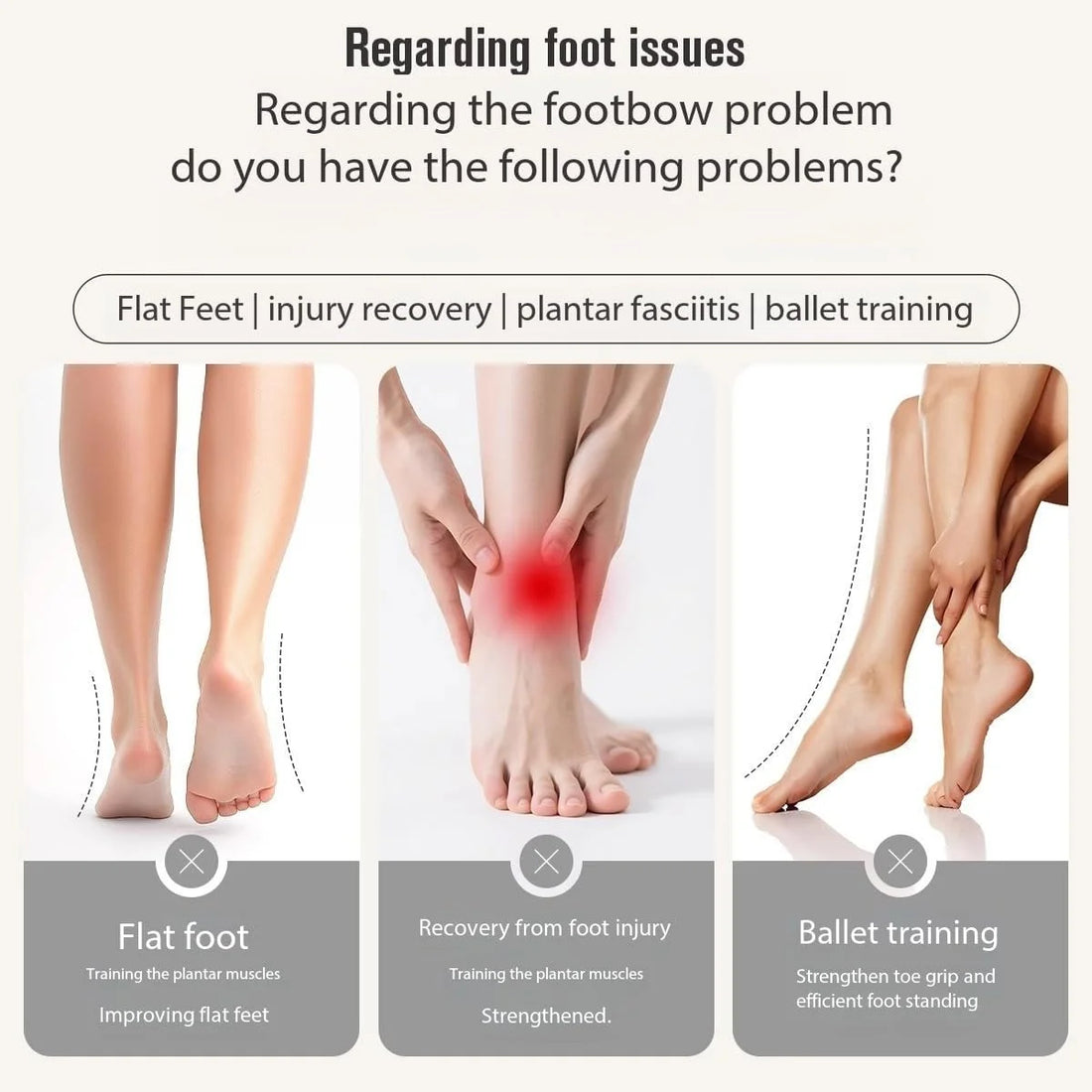 Wooden Single-Leg Ankle Balance Board
