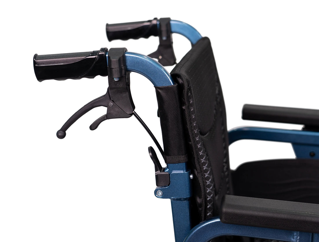Folding Manual Wheelchair with Flip-Back Armrests