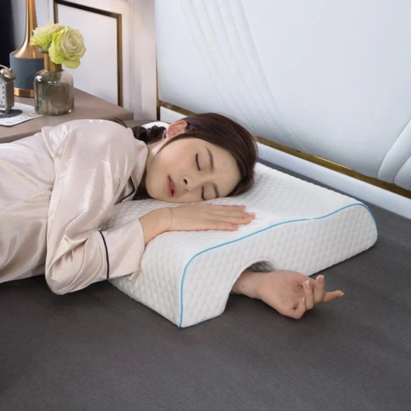 Arched Couples Memory Foam Pillow for Sleeping