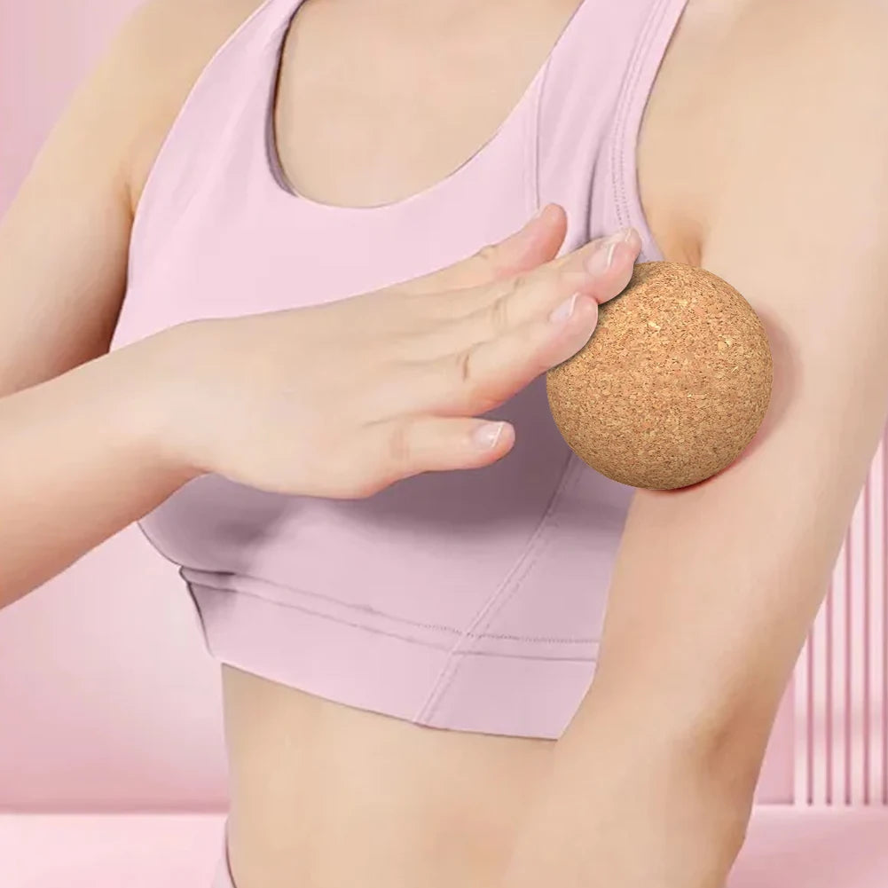 Cork Massage Ball for Yoga and Massage