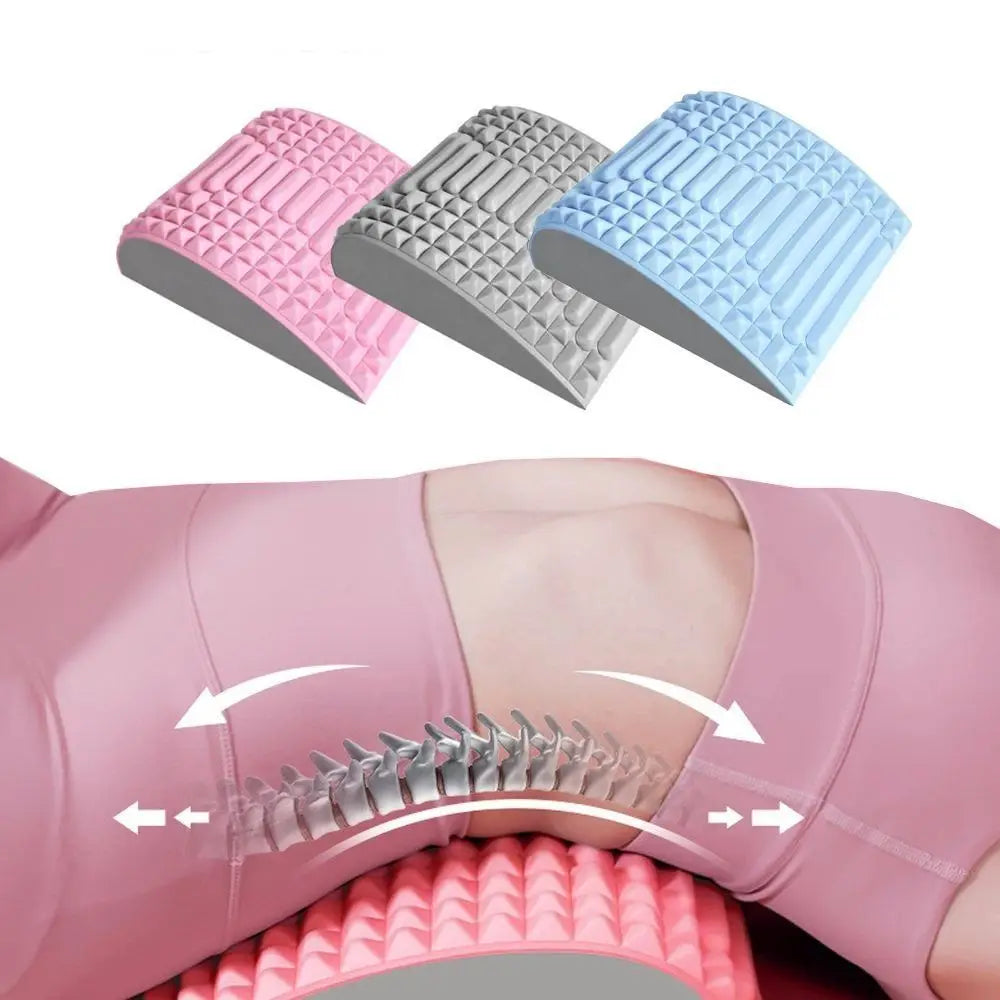 TPE Lumbar Back Stretcher with EVA Neck and Spine Support