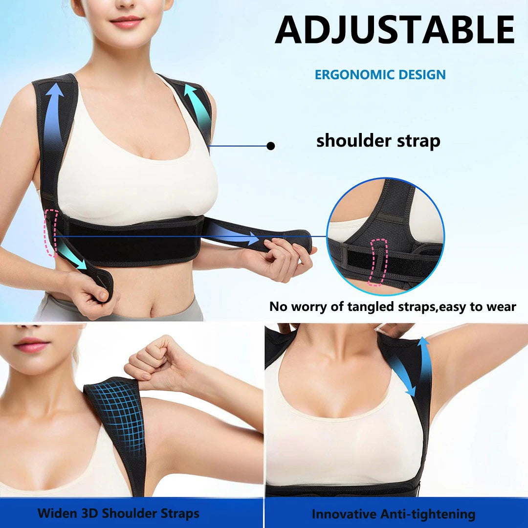 Medwell Upper Back Brace Posture Corrector for Women and Men