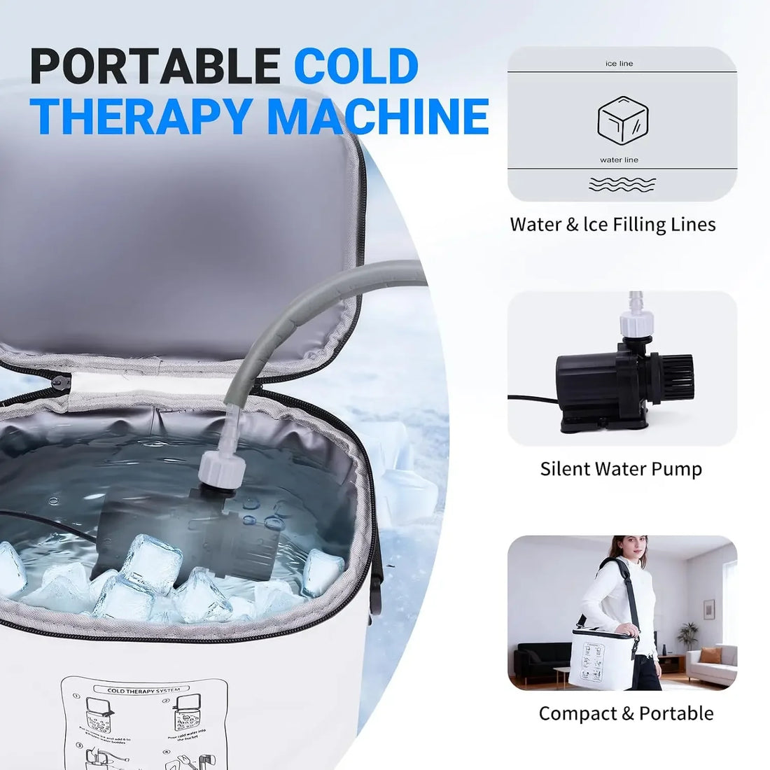 Portable Ice Water Cooling Compression System