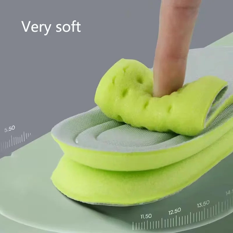 Cushioned Replacement Insoles with Arch Support