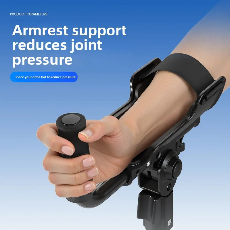 Folding Forearm Crutches for Adults, Pair