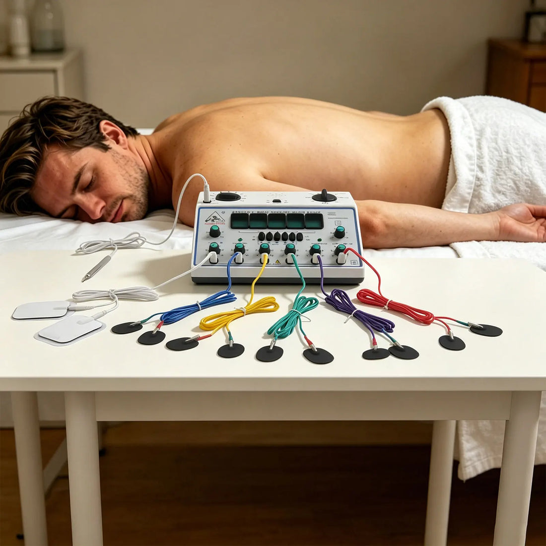 Six-Channel Electric Stimulator with Timer
