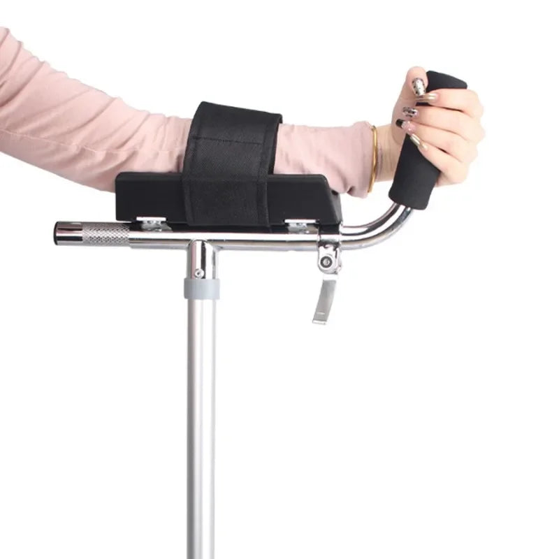 Forearm Crutch with Adjustable Handrail