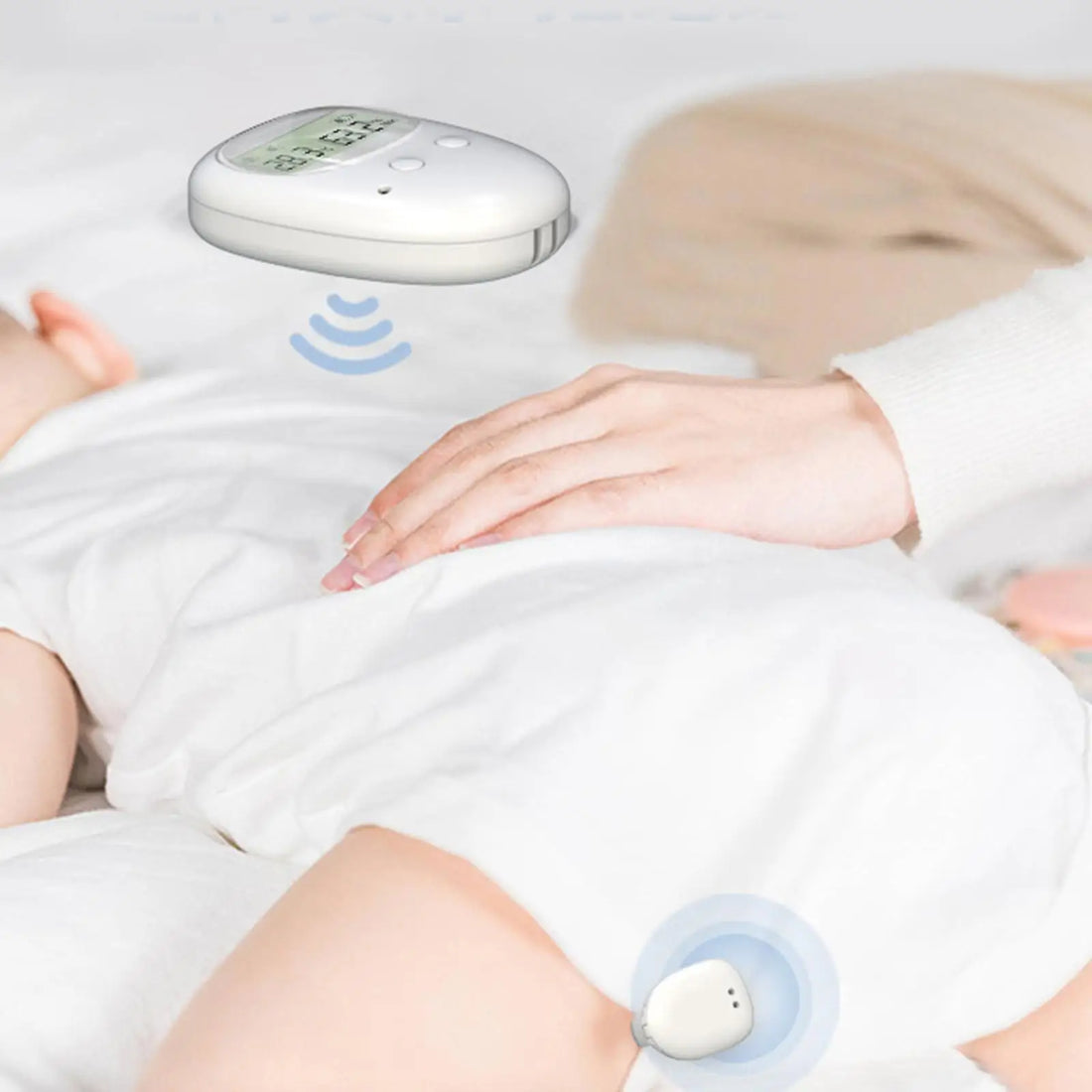 Bedwetting Sensor Alarm with Sound and Vibration