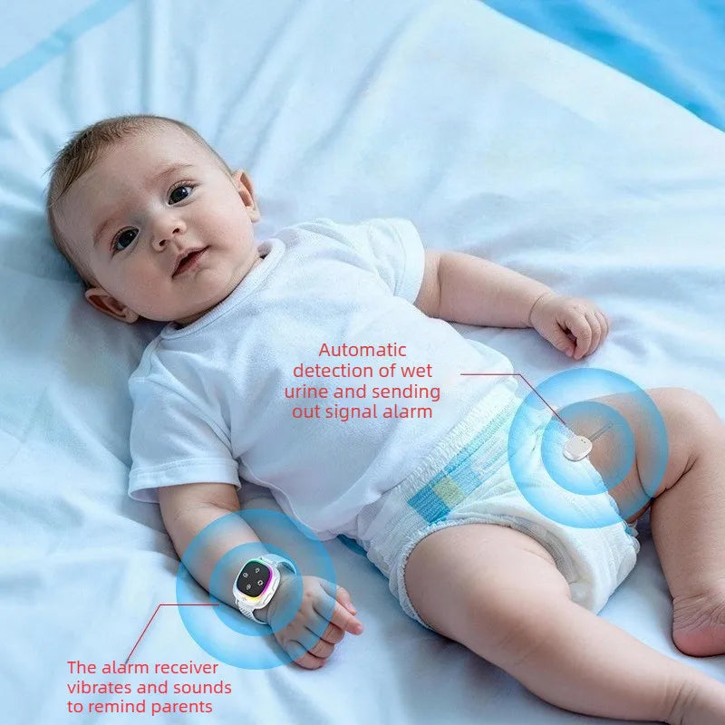 Wrist-Worn Wet Alarm for Children