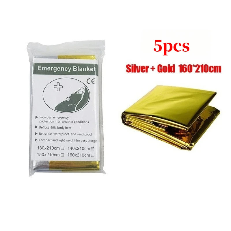 Emergency Thermal Blanket for Camping & Travel