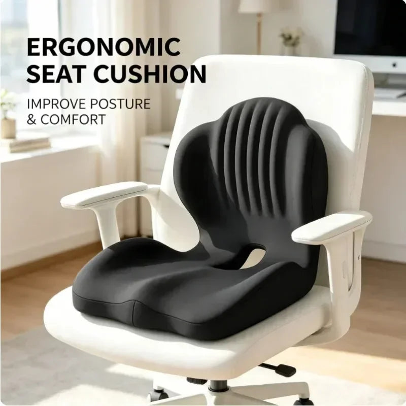 Connected Seat Cushion with Back Support