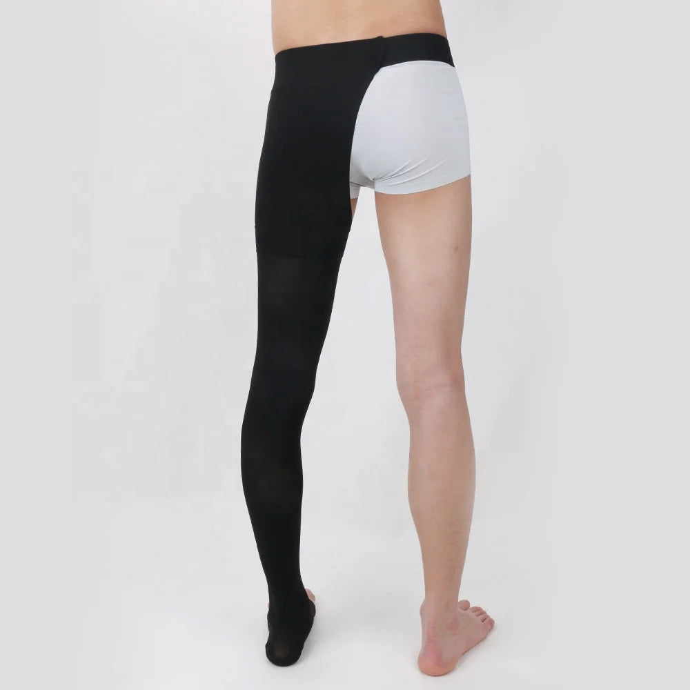 Nyitott orrú combfix kompressziós harisnya, 20–30 mmHg