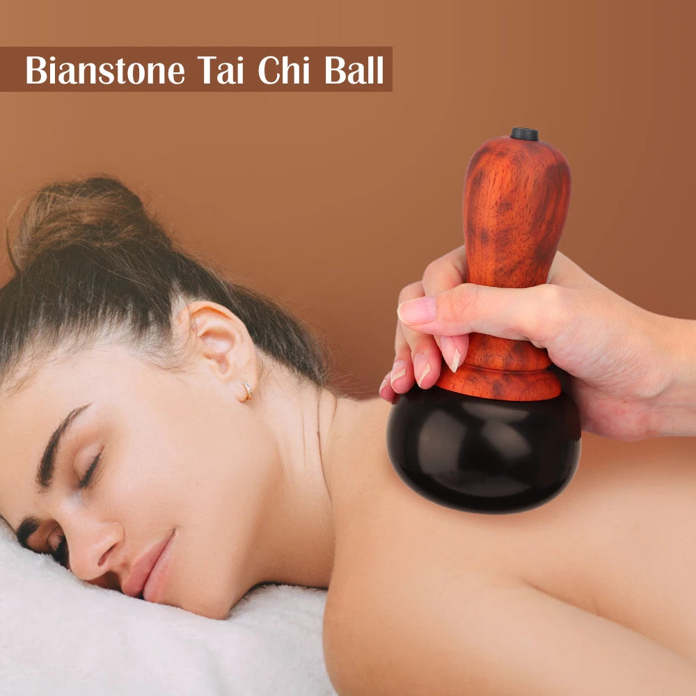Electric Natural Bianstone Gua Sha Massager