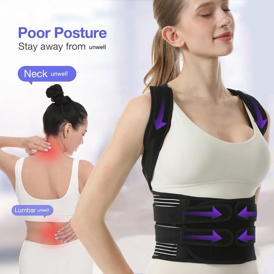 Adjustable Soft-Shell Back Support