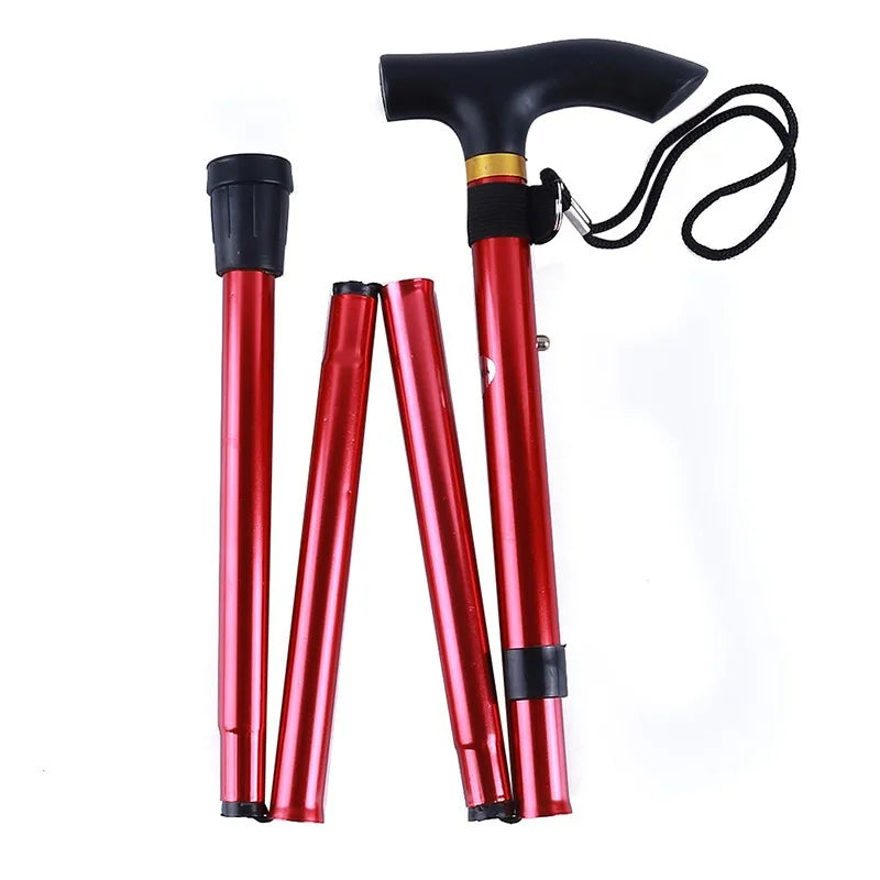 Foldable Adjustable Aluminum Walking Cane